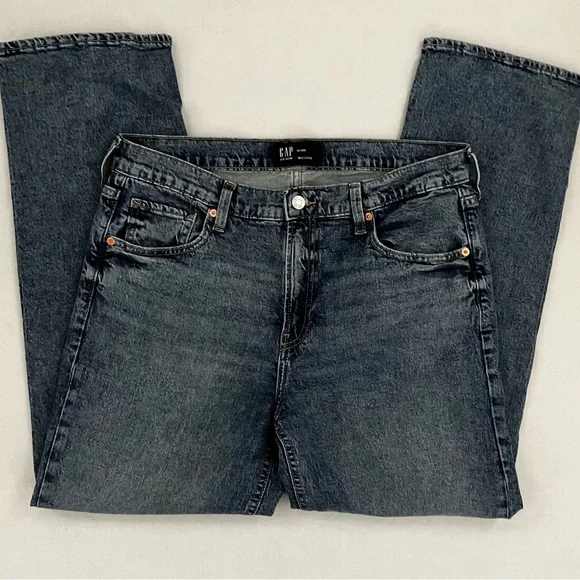 GAP Mid Rise '90s Loose Jeans-Dark Clerk-Size 10/30 - Picture 3 of 7